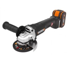 Угловая шлифмашина аккумуляторная Worx WX813 бесщеточная