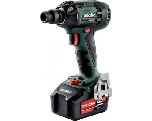 Гайковерт аккумуляторный METABO SSW 18 LTX 2х5,2 300 BL ударный, бесщеточный [602395650]