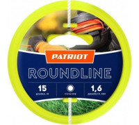 Леска триммерная PATRIOT 1,6 мм /15 м Roundline круг 805201011