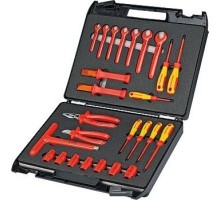 Набор инструментов для электромонтажа KNIPEX 989912 1000 V, 26 предметов [KN-989912]