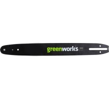 Шина для цепной пилы GREENWORKS 29 777 cтальная 45 см для пилы 20037 29777