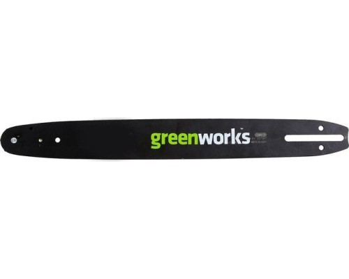 Шина для цепной пилы GREENWORKS 29 777 cтальная 45 см для пилы 20037 [29777]