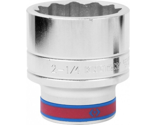 Головка двенадцатигранная 1" KING TONY 833072S 2-1/4"