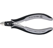 Бокорезы KNIPEX 7912125ESD прецизионные esd для тонких работ 125 мм, антистат KN-7912125ESD