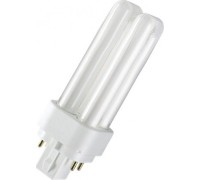 Лампа люминесцентная Osram CFL DULUX компактная неинтегрированная d/e 26w/840 g24q-3 10 4050300020303