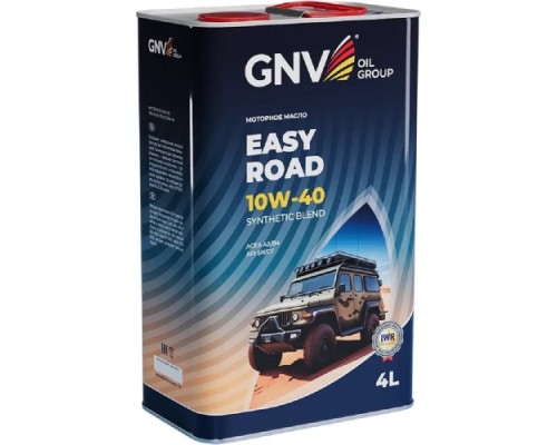 Масло моторное GNV Easy Road 10W40 SN/CF 4 л (металл. канистра) GER1M11180016541040004