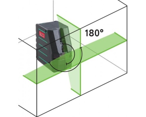 Лазерный уровень FUBAG Crystal 20G VH c зеленым лучом [31627]