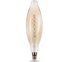 Лампа светодиодная GAUSS T120 filament 8w 620lm 2400к е27 golden flexible led [156802008]