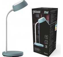 Светильник настольный GAUSS GT6023 qplus 8w 600lm 4000k 170-265v бирюзовый диммируемы