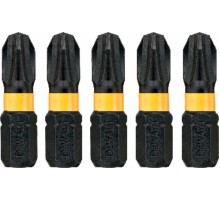 Бита для заворачивания ударная DeWALT РH3х25 мм (5шт) IMPACT TORSION DT7995T-QZ [DT7995T-QZ]