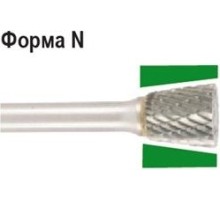 Бор-фреза по металлу  D.BOR форма N перевернутый конус  9,6*10,0/55,0 хв. 6 мм 9f-23096k02d [W-040-9F-23096K02D]