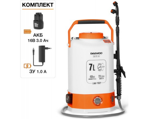 Опрыскиватель аккумуляторный DAEWOO DSA 7Li MIX с функцией смешивания