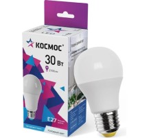 Лампа светодиодная КОСМОС 30W A70 E27 6500K 174-265B [LkecLED30wA70E2765]