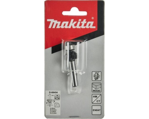 Фреза по дереву MAKITA D-68454 кром. калевочная 3.2r 19х9,5х8х53х2т