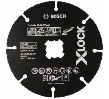 Твердосплавный диск универсальный X-LOCK BOSCH 125х22.2 мм Multi Wheel 2608619284