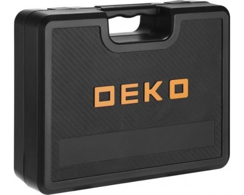 Дрель-шуруповерт аккумуляторная DEKO GCD12DU SET4 ударная в кейсе + оснастка 13 шт. [063-4038]