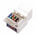 Модуль Keystone Jack REXANT 03-1012 RJ-45(8P8C), UTP, CAT 5e тип180 градусов