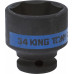 Ударная головка шестигранная 1/2" KING TONY 453534М 34 мм