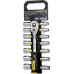 Набор головок 1/2" BERGER BG2035 SuperLock 6-гранных (8-22 мм) с трещоткой 1/2", 15 предметов