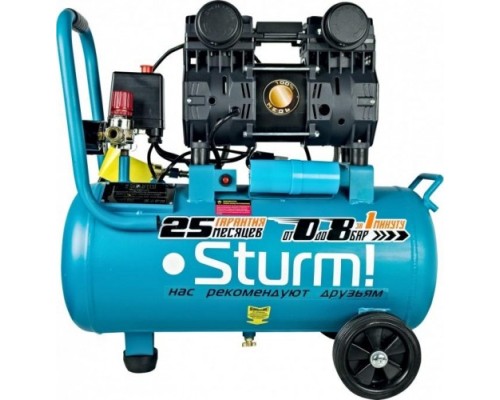 Компрессор поршневой безмасляный STURM AC93224OL [AC93224OL]