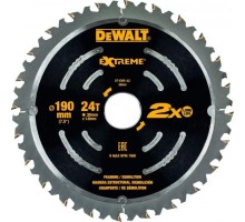 Пильный диск по дереву DeWALT 190х24тх30 мм. Extreme Demo2X DT4395-QZ [DT4395-QZ]