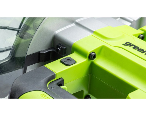 Пила торцовочная аккумуляторная GREENWORKS GD24MS216 24V, б/щ, 4800 об/мин, АКБ 8Ач и ЗУ 1501707UH