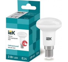 Лампа светодиодная IEK R39 3Вт 4000К Е14 рефлектор LLE-R39-3-230-40-E14