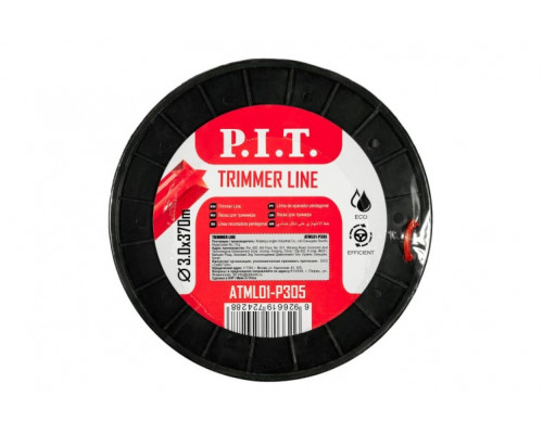 Леска триммерная P.I.T. ATML01-P305 звезда 5lb 3,0 мм, 370 м