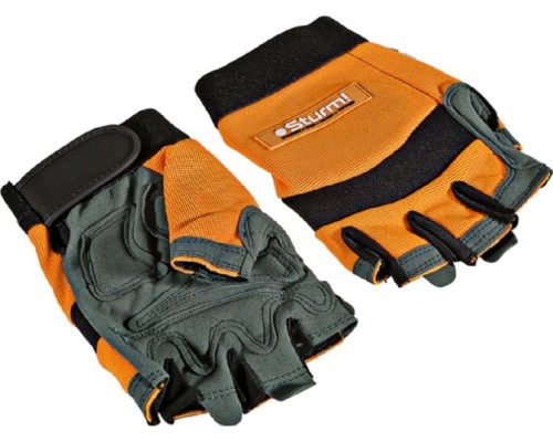 Перчатки трикотажные STURM 8054-02-XXL с открытыми пальцами, размер 2xl
