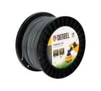 Леска триммерная Denzel EXTRA CORD двухкомпонентная круглая, 4,0 мм х 69 м. 96811