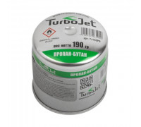 Газовый баллон TurboJet TJ190BP одноразовый, прокалываемый для пропан-бутан 190гр. TJ190PB
