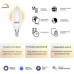 Лампа светодиодная GAUSS Smart home с37 5w 470lm 2700к е14 диммируемая led [1100112]