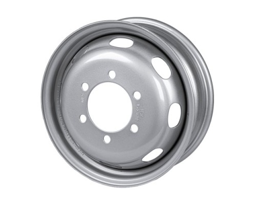 Диск штампованный GANZ R16 5.5J 6x170/130.1 ET105 Silver газель (1000кг) GRN16000 Диск штампованный GANZ R16 5.5J 6x170/130.1 ET105 Silver газель (1000кг) GRN16000