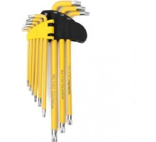 Набор ключей TORX WORKPRO WP222008 T10-T50 длинные 9шт. в держателе