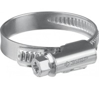 Хомут червячный ЗУБР X-9H 12-22 мм ширина 9 мм, цинк, 50 шт  37807-22