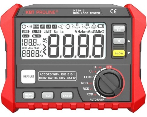 Измеритель сопротивления КВТ KT 5910 PROLINE изоляции [87241]