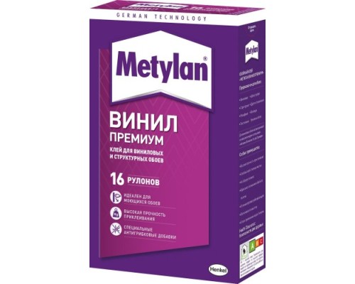 Клей обойный METYLAN Винил Премиум, без индикатора (500 г) 1518428 [тов-130793]