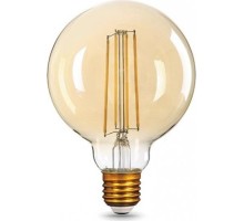 Лампа светодиодная GAUSS G95 filament g95 8w 740lm 2400к е27 golden led [105802008]