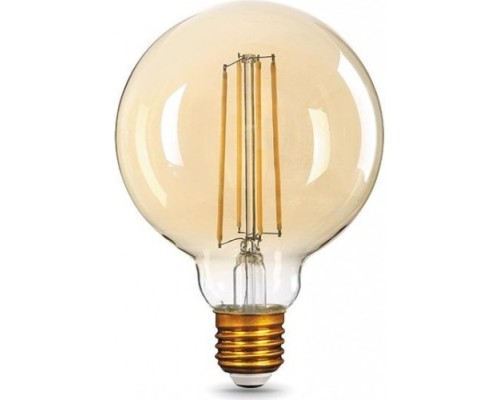 Лампа светодиодная GAUSS G95 filament g95 8w 740lm 2400к е27 golden led [105802008]