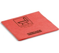 Салфетка протирочная KARCHER MICROSPUN из микроволокна (10 шт), красная 3.338-247.0
