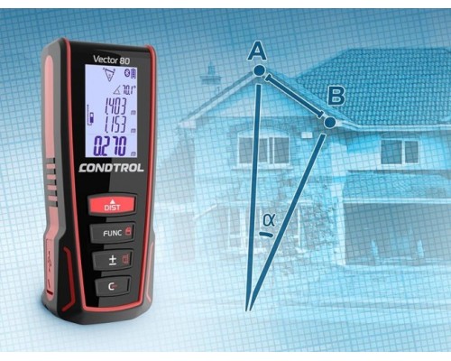 Лазерный дальномер CONDTROL Vector 80 [1-4-099]