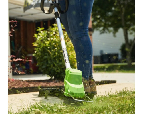 Триммер аккумуляторный GREENWORKS GD40LT 40V, 38 см, АКБ 8Ач и ЗУ 2112207UH купить с доставкой и официальной гарантией