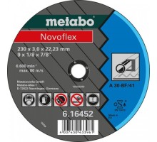 Отрезной круг по металлу METABO 125x2,5x22,23 мм A30 вогнутый Novoflex [616456000]