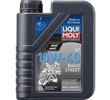 Масло для мотоциклов LIQUI MOLY SAE 10W40 Motorbike 4T Basic Street 1 л 3044 [3044]