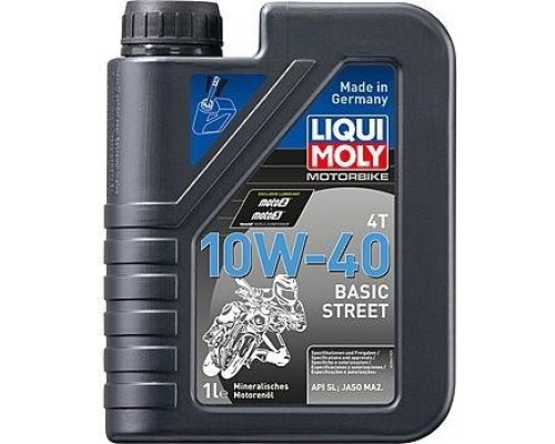 Масло для мотоциклов LIQUI-MOLY SAE 10W40 Motorbike 4T Basic Street 1 л 3044 [3044]