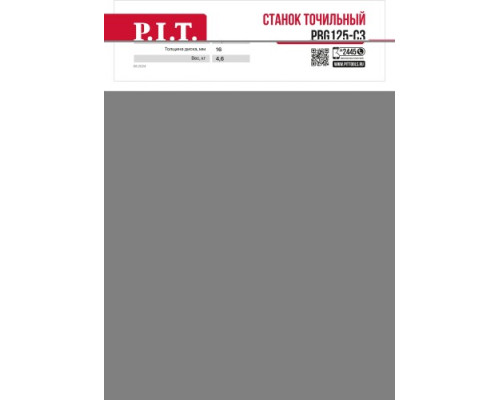 Станок заточной P.I.T. PBG125-C3 купить с доставкой и официальной гарантией