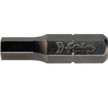 Бита для заворачивания FELO 02450010 шестигранная серия industrial hex 5,0x25, 10 шт.