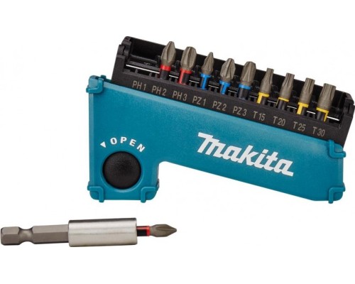 Набор бит и насадок MAKITA E-03567 IMPACT PREMIER 11 предметов 25 мм, c-form  [E-03567]