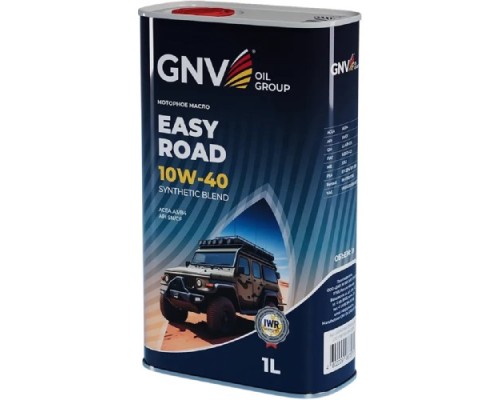 Масло моторное GNV Easy Road 10W40 SN/CF 1 л (металл. канистра) GER1M11180017511040001