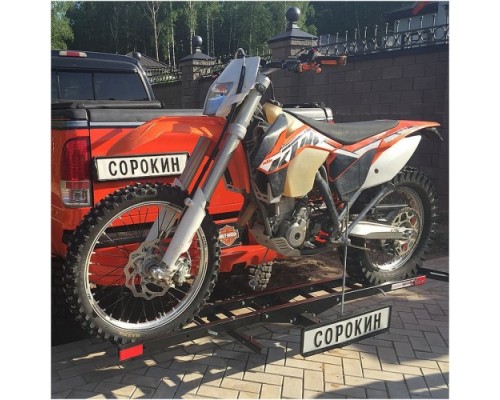 Площадка с крепежом СОРОКИН 28.180 на фаркоп для транспортировки мотоциклов 0,18 т